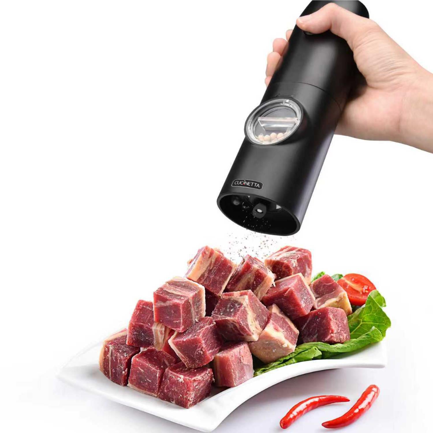 Cucinetta Electric Salt & Pepper Mills