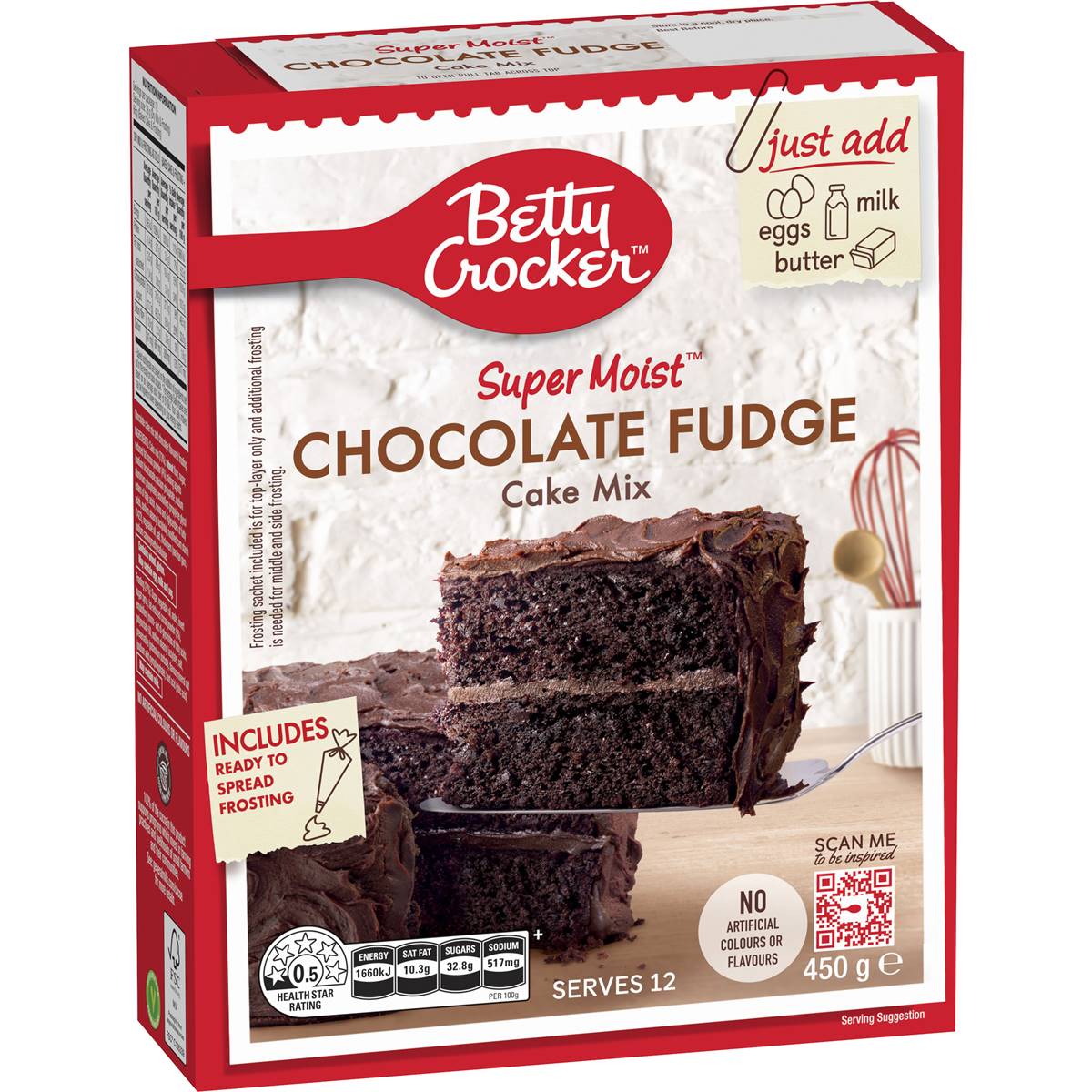 Betty Crocker Chocolate Fudge Cake Mix 450g