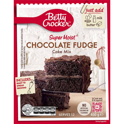 Betty Crocker Chocolate Fudge Cake Mix 450g