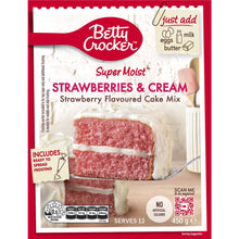 Betty Crocker Strawberries & Cream Cake Mix 450g