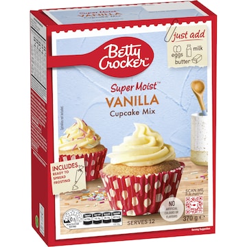 Betty Crocker Vanilla Cupcake Mix 370g