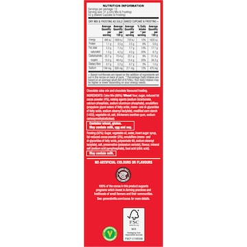 Betty Crocker Chocolate Cupcake Mix 370g