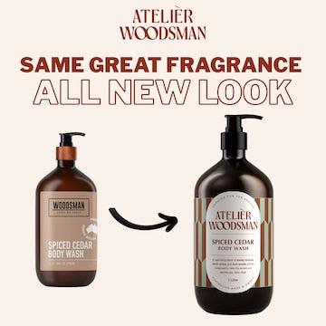 Woodsman Skincare Spiced Cedar Body Wash 1L