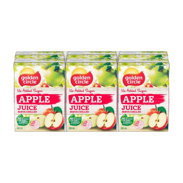 GOLDEN CIRCLE JUICE TETRA 6PK:APPLE:.:1.2 LITRE