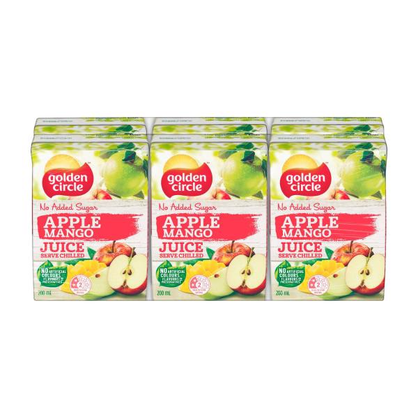 GOLDEN CIRCLE JUICE TETRA 6PK:APPLE MANGO:.:1.2 LITRE