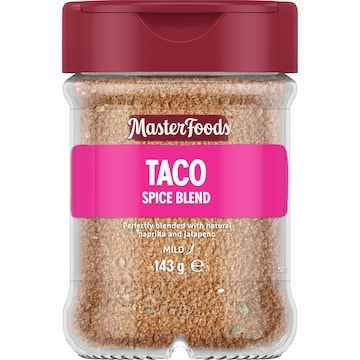 MasterFoods Taco Spice Blend Mild 143g