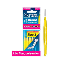 PIKSTER INTERDENTAL BRUSH SIZE 3 MEDIUM 10PK