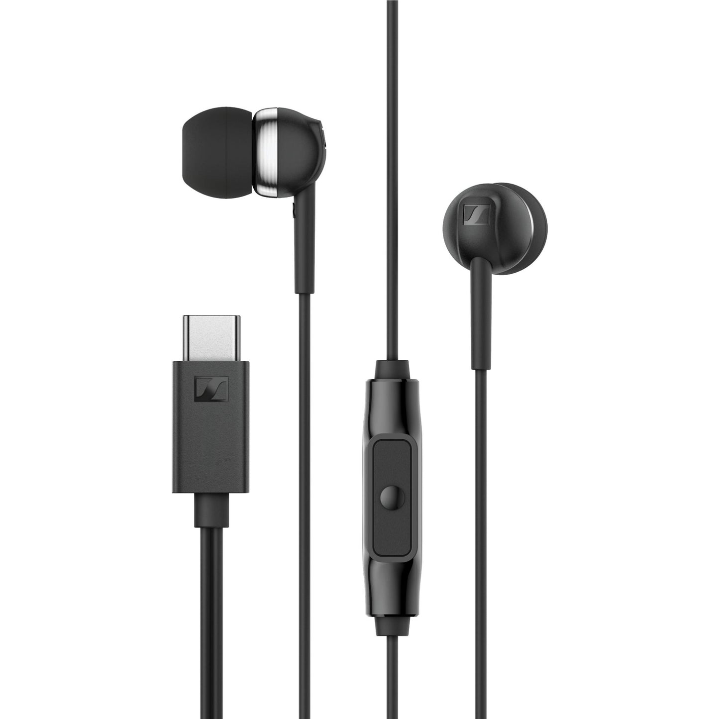 Sennheiser CX 80U Wired USB-C In-Ear Headphones (Black)