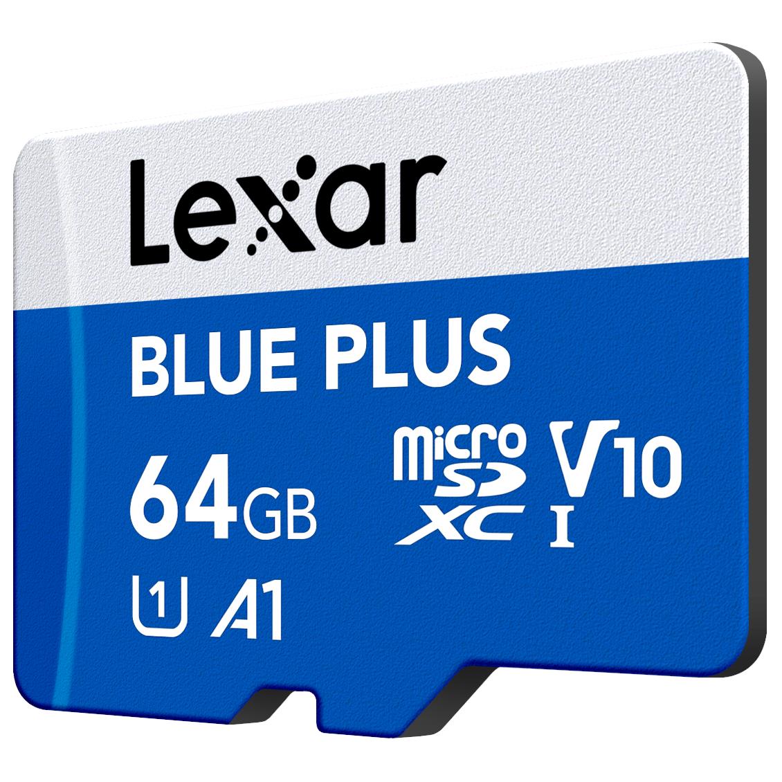 Lexar Blue Plus 64GB Micro SD Card