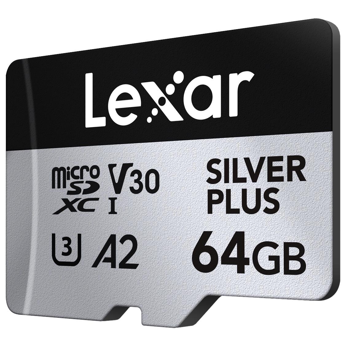Lexar Silver Plus 64GB Micro SD