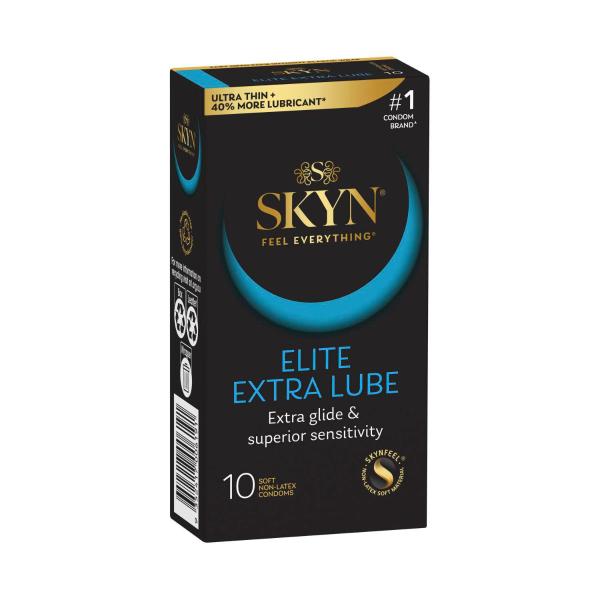 SKYN ELITE EXTRA LUBE CONDOMS 10PK
