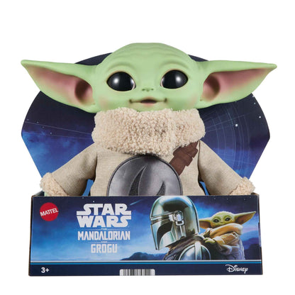 Star Wars - The Mandalorian & Grogu: Grogu Rondel Design Vinyl Head Soft Plush