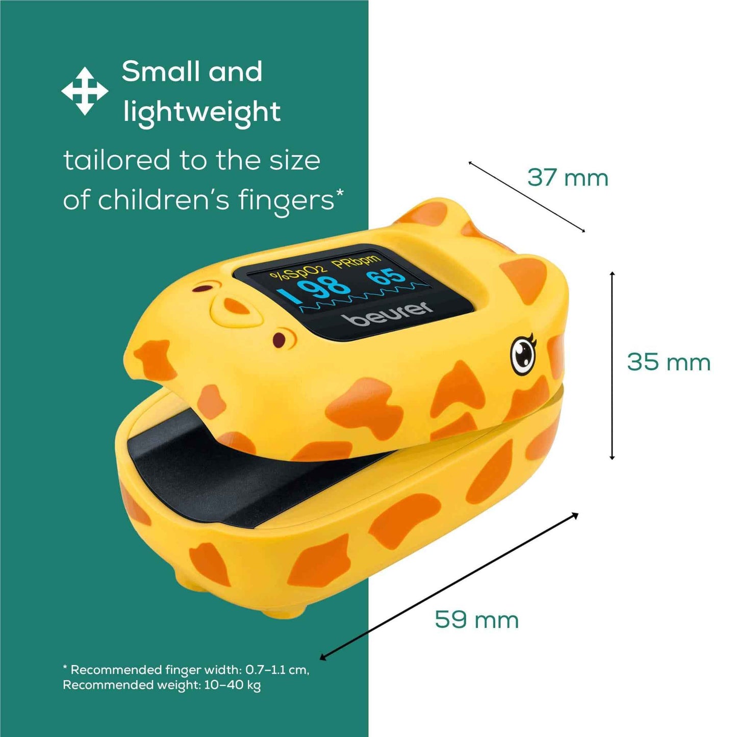 Beurer PO13 Kid's Pulse Oximeter