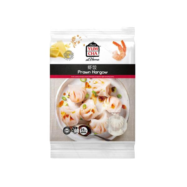 CHAN'S YUM CHA AT HOME PRAWN HARGOW 20 PIECES 500G