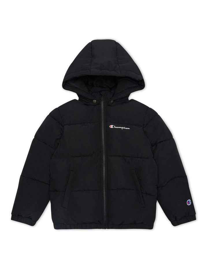 Junior Rochester Puffer Jacket in Black