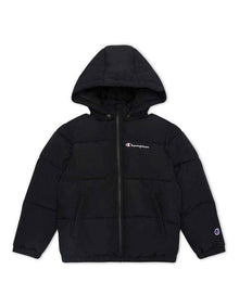 Junior Rochester Puffer Jacket in Black
