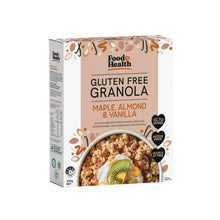 FOOD FOR HEALTH GLUTEN FREE GRANOLA MAPLE ALMOND & VANILLA 400G