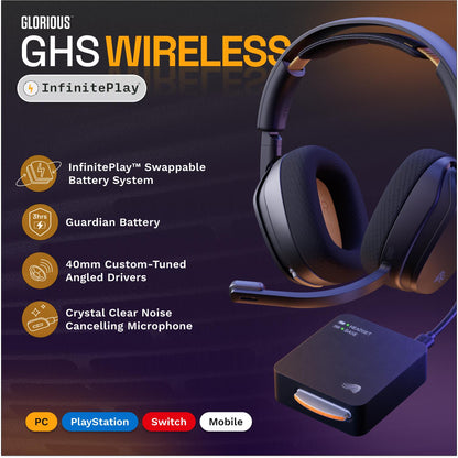 Glorious GHS Wireless InfinitePlay Gaming Headset