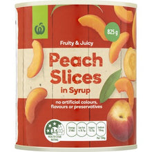 Woolworths Peach Slices In Syrup 825g
