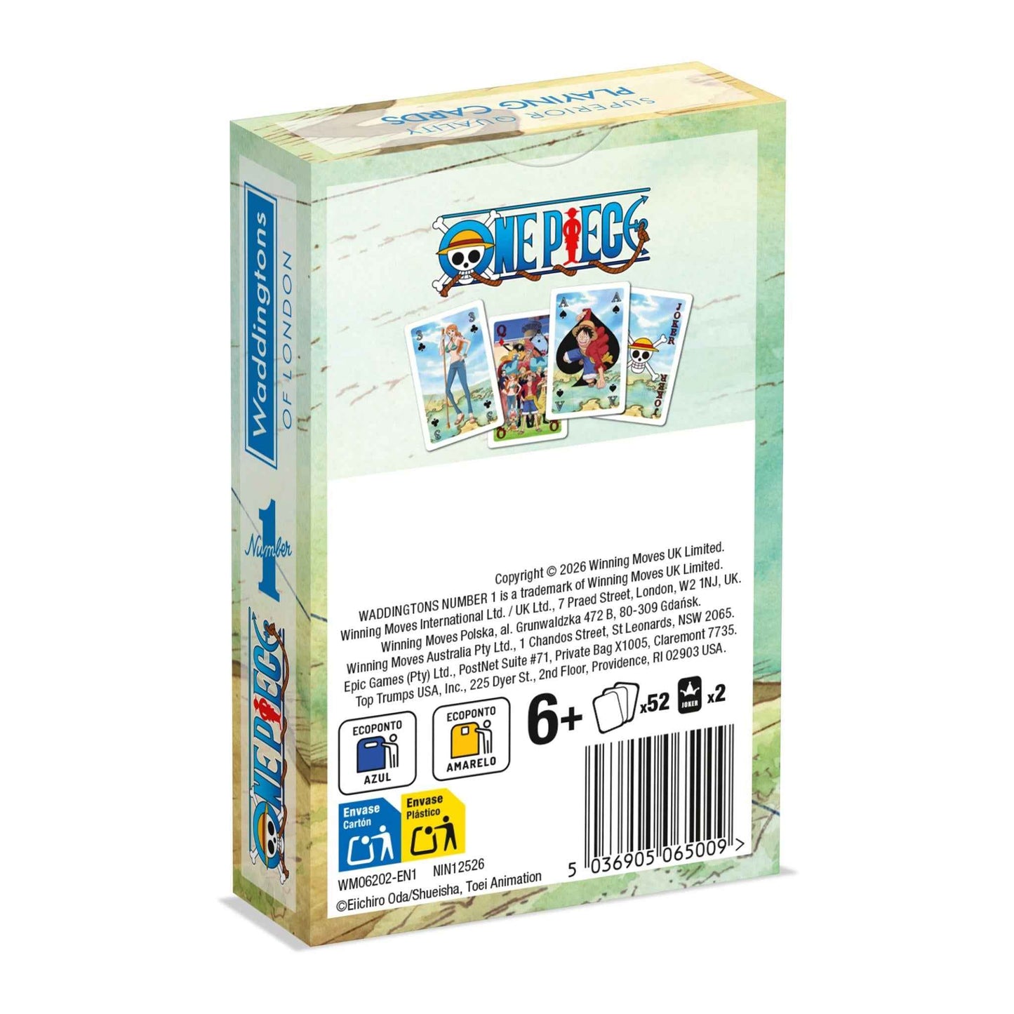 WN1 One Piece Playing Cards