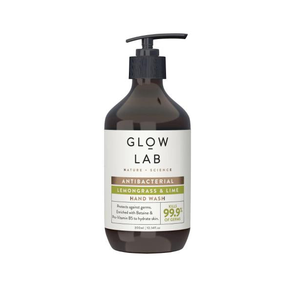 GLOW LAB HAND WASH ANTIBACTERIAL LEMONGRASS & LIME 300ML