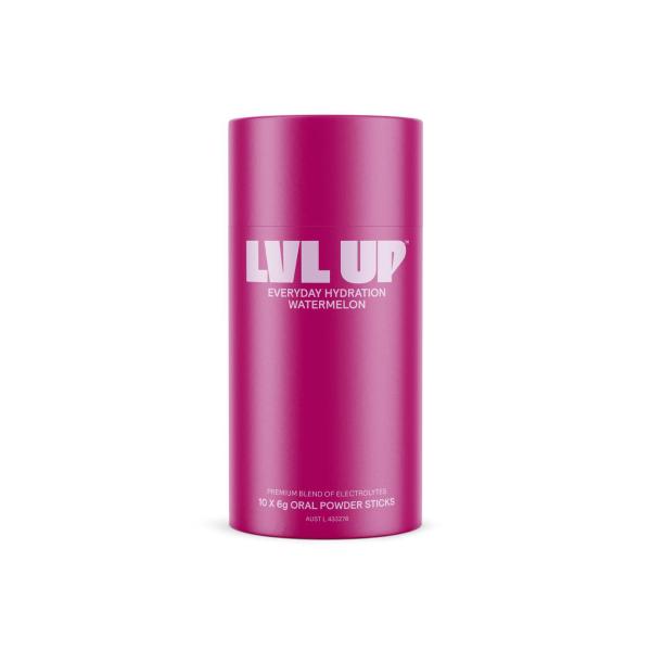 LVL UP EVERYDAY HYDRATION WATERMELON 10PK