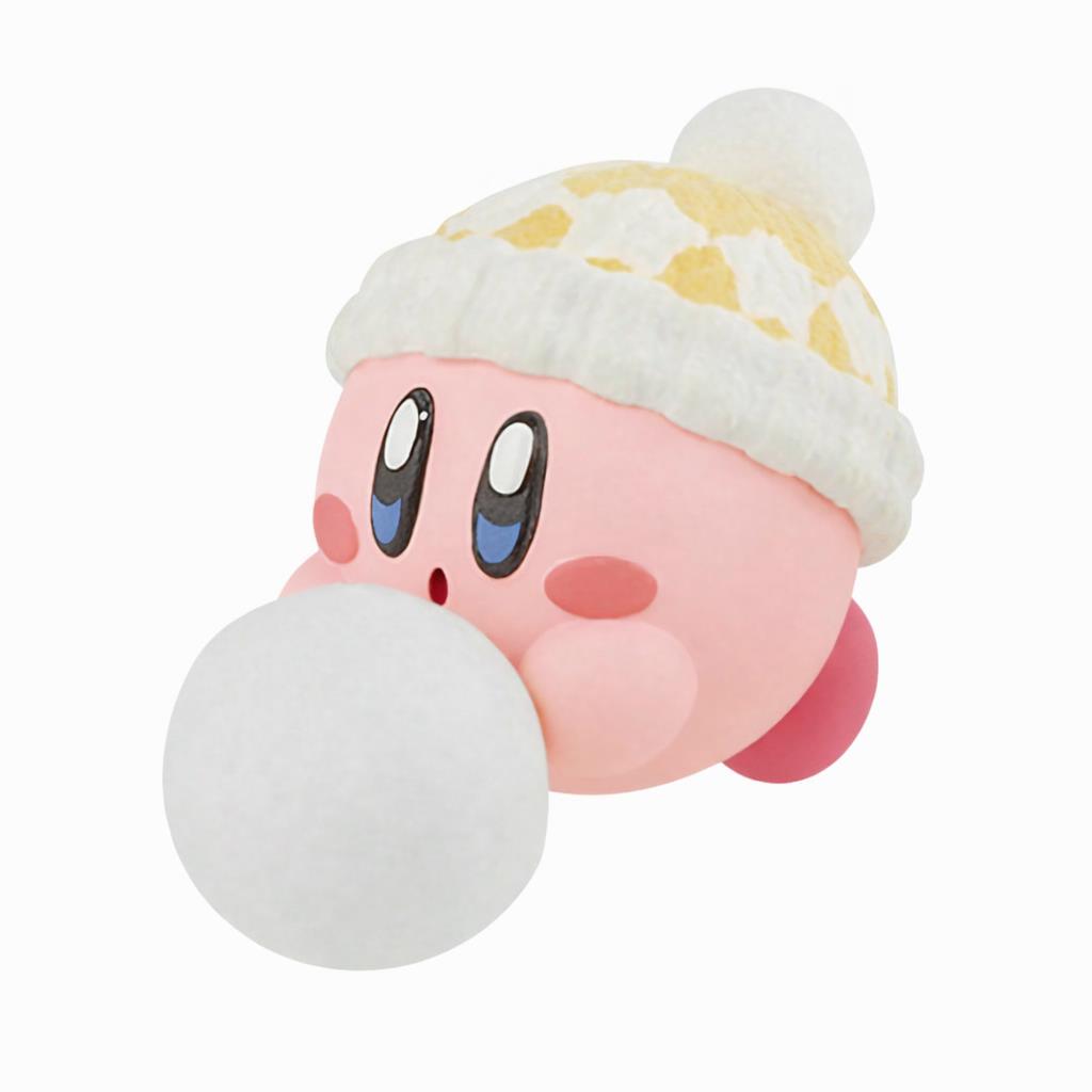 Kirby - Fluffy Puffy Mine Play in the Snow - Kirby Figure