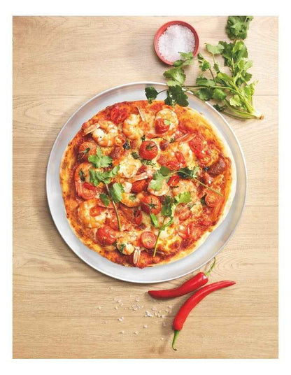 Pizza Tray Pack 36cm/14" Set of 2 in Silver