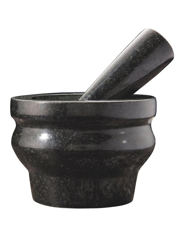 Granite Mortar & Pestle 14cm Black