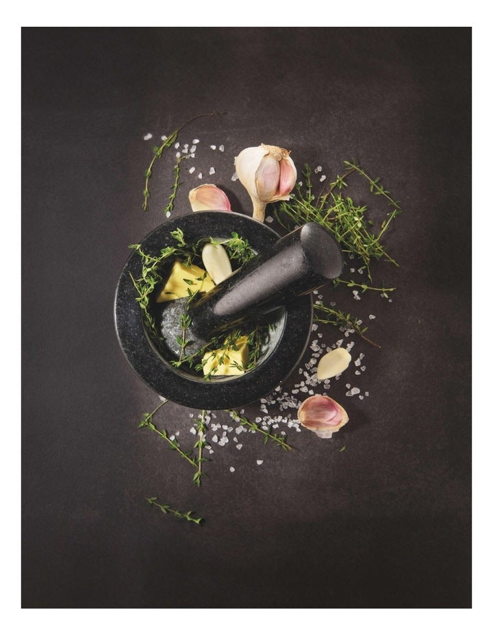 Granite Mortar & Pestle 14cm Black