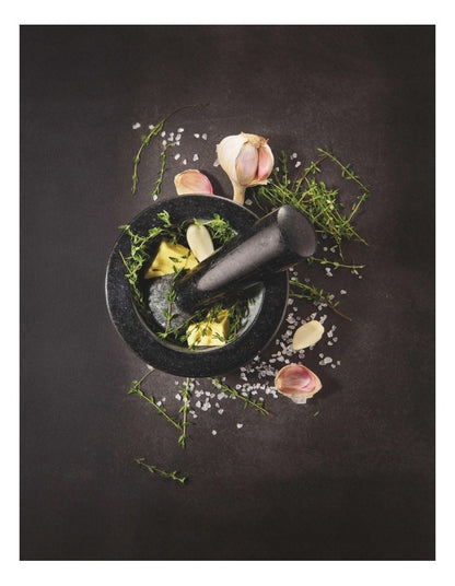 Granite Mortar & Pestle 14cm Black