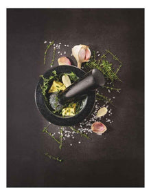 Granite Mortar & Pestle 14cm Black