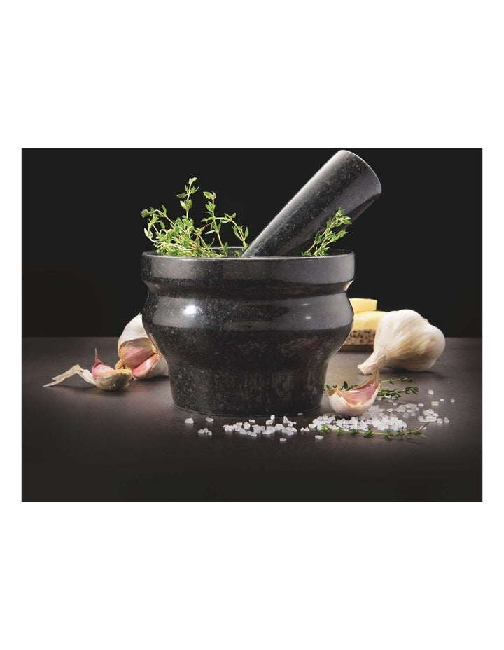 Granite Mortar & Pestle 14cm Black