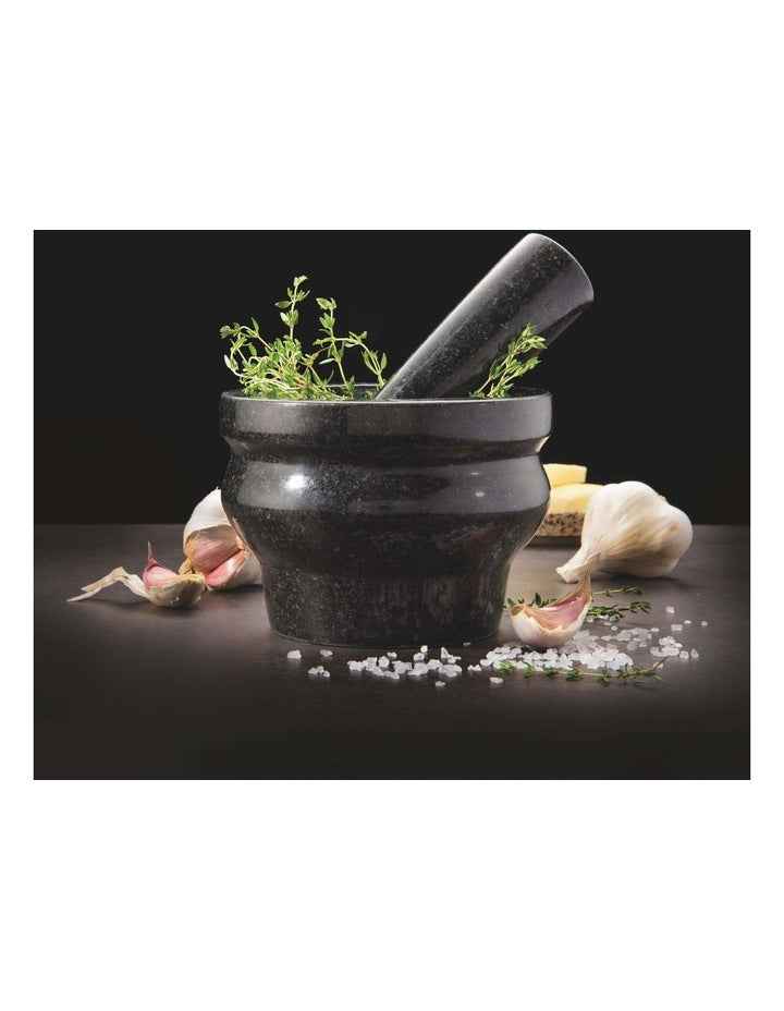 Granite Mortar & Pestle 14cm Black