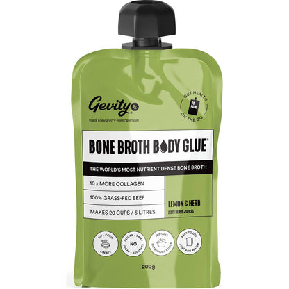 Gevity Rx Bone Broth Body Glue Lemon & Herb 200g