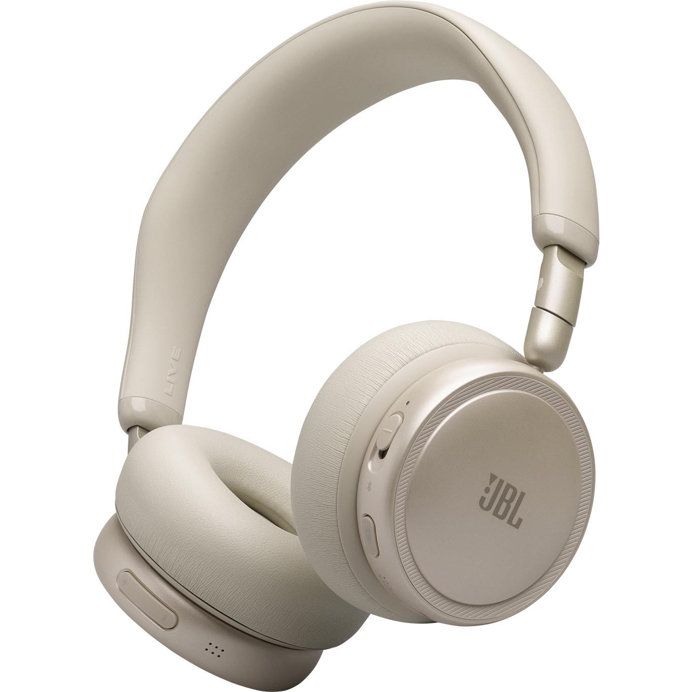 JBL Live 680NC Wireless Noise Cancelling On-ear Headphones (Champagne)