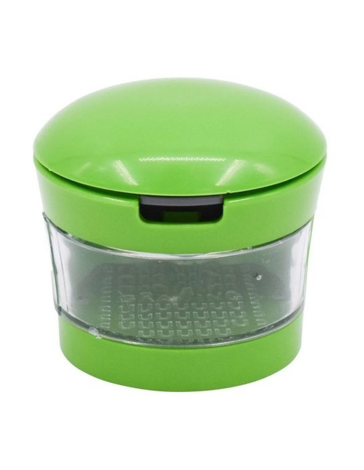 Garlic Slice and Dice Press in Green