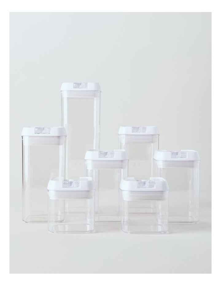 Airtight 7 Piece Food Canister Set in Clear