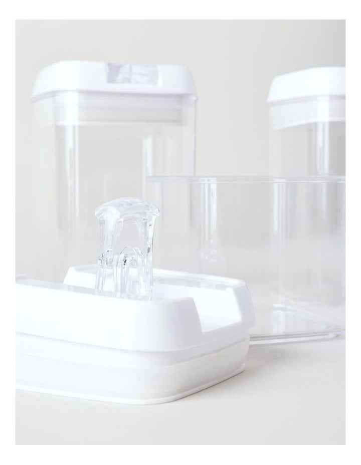 Airtight 7 Piece Food Canister Set in Clear