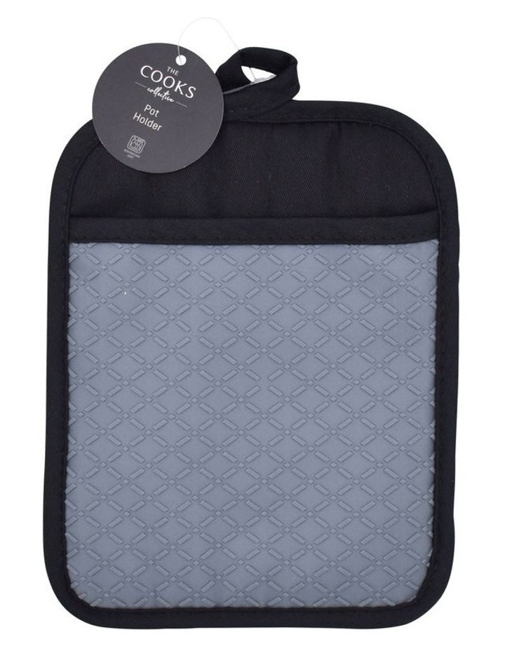Grip Pot Holder in Black/Grey