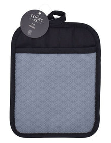 Grip Pot Holder in Black/Grey