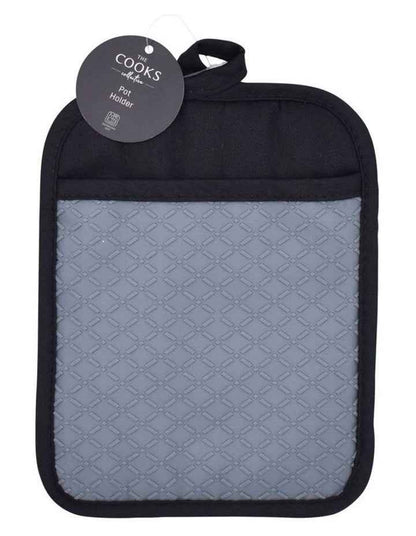 Grip Pot Holder in Black/Grey