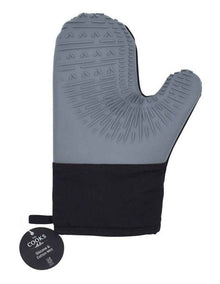 Soft Grip Oven Mitt in Black/Grey