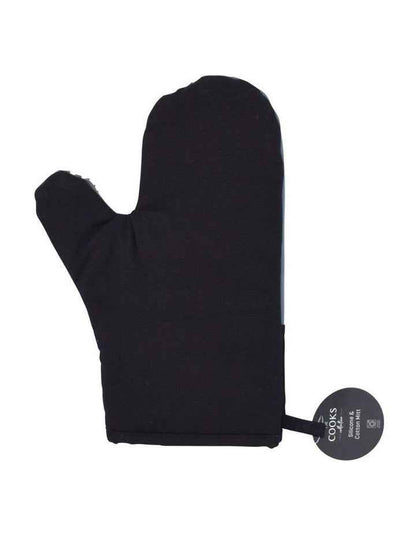 Soft Grip Oven Mitt in Black/Grey