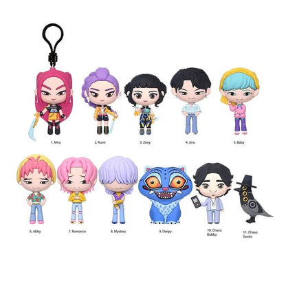 KPop Demon Hunters – 3D PVC Bag Clips S1 (Blind Bag)