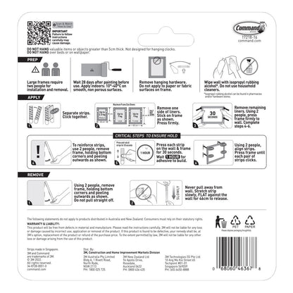 16 Pack 3M Command Picture Hanging Strips