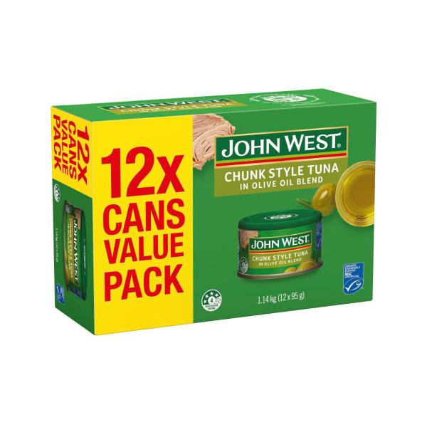 JOHN WEST TUNA OLIVE OIL BLEND VALUE PACK