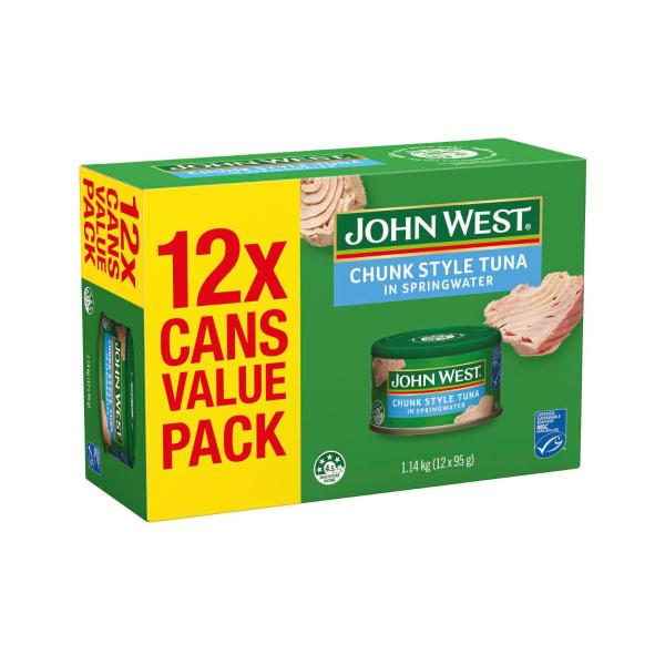 JOHN WEST TUNA SPRINGWATER VALUE PACK