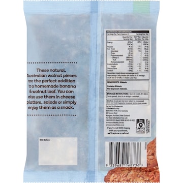 Woolworths Walnuts Pieces 250g
