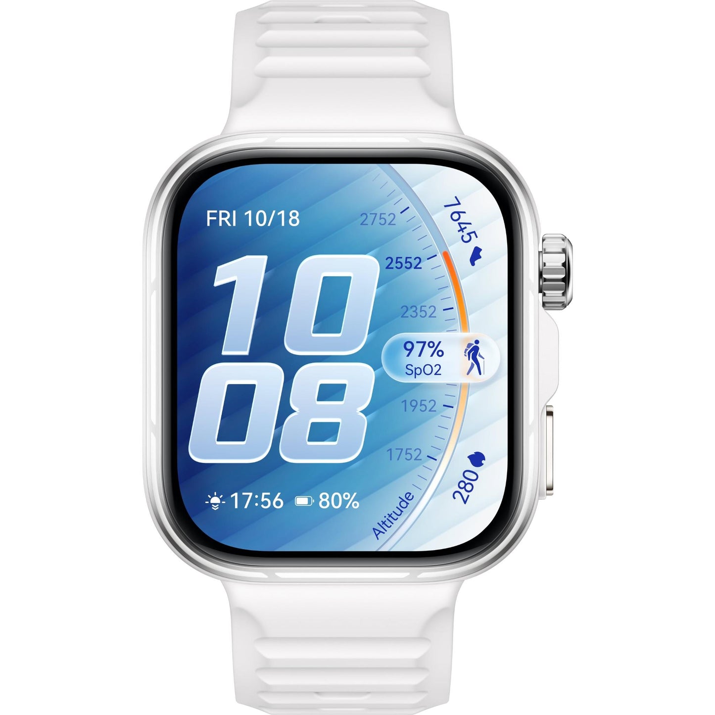 HUAWEI WATCH FIT 5 Pro (White Fluoroelastomer Strap)
